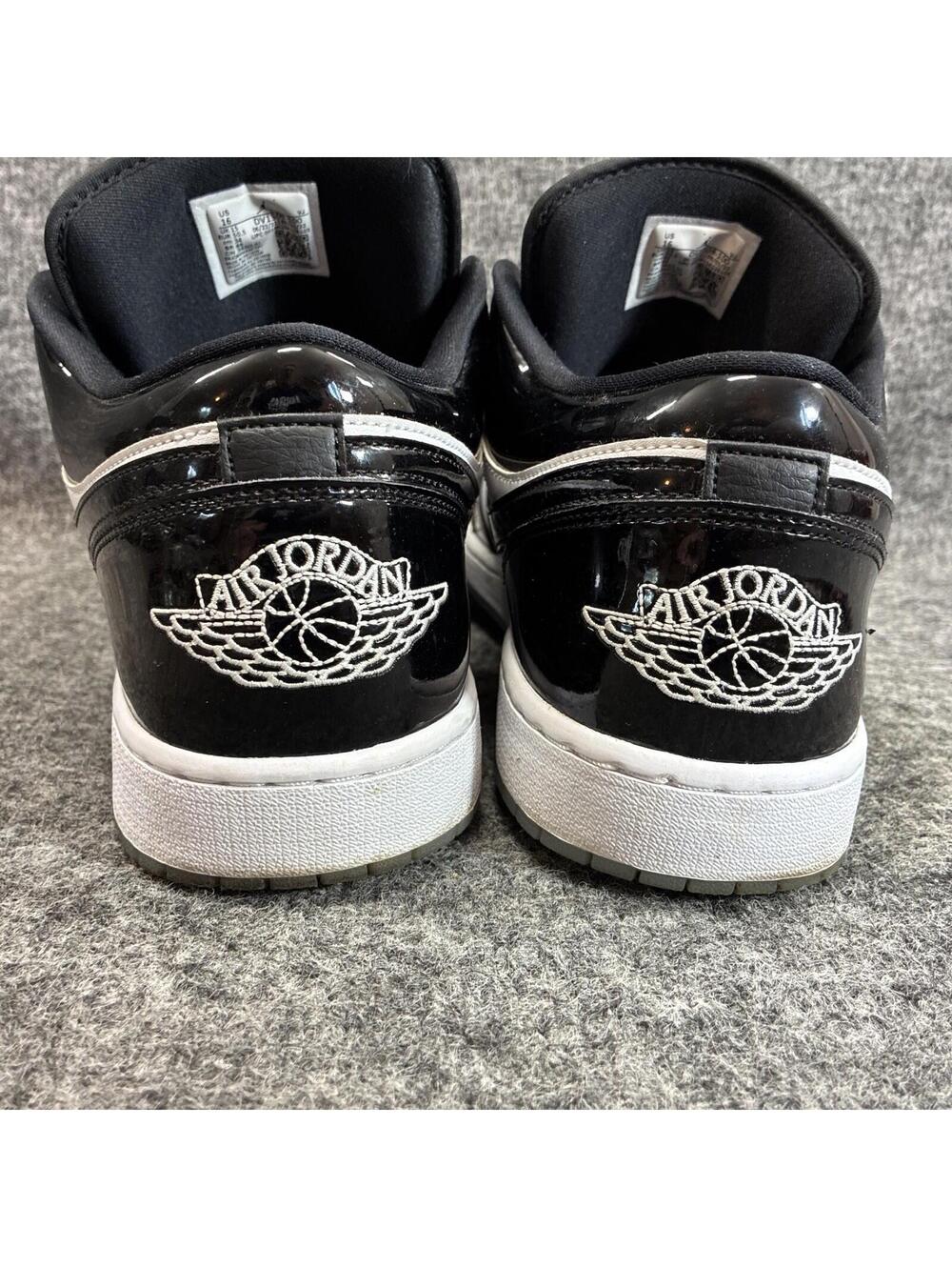 Nike Air Jordan 1 Low SE Sneakers Concord Black White DV1309-100 Men's Size 16 - Picture 11 of 12
